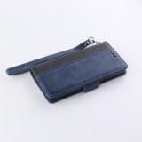 Hülle iPhone 12 mini - Wallet Duo schwarz blau