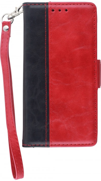 Hülle iPhone 12 mini - Wallet Duo schwarz - Rot