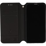 iPhone 13 Case Hülle - Flip Geometrische cubes mit Ablage für Kreditkarten, Ticket, SIM-Karte - multi-col- Or