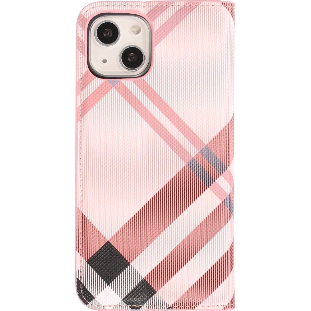 iPhone 13 Case Hülle - Flip Lines - Rosa