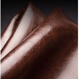 Fourre iPhone 13 - Flip Qialino cuir véritable - Brun