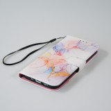 Fourre iPhone 13 - Flip Wallet Liquid Color avec fermeture à aimant - Sunrise