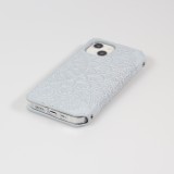 Fourre iPhone 13 - Flip Wallet fashion mandala design artistique - Gris