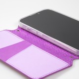 iPhone 13 Case Hülle - Flip Wallet Fashion künstlerisches Mandala Design  - Violett