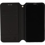 Fourre iPhone 13 - Flip écailles de dragon avec rangement pour cartes de crédit, billet, carte SIM