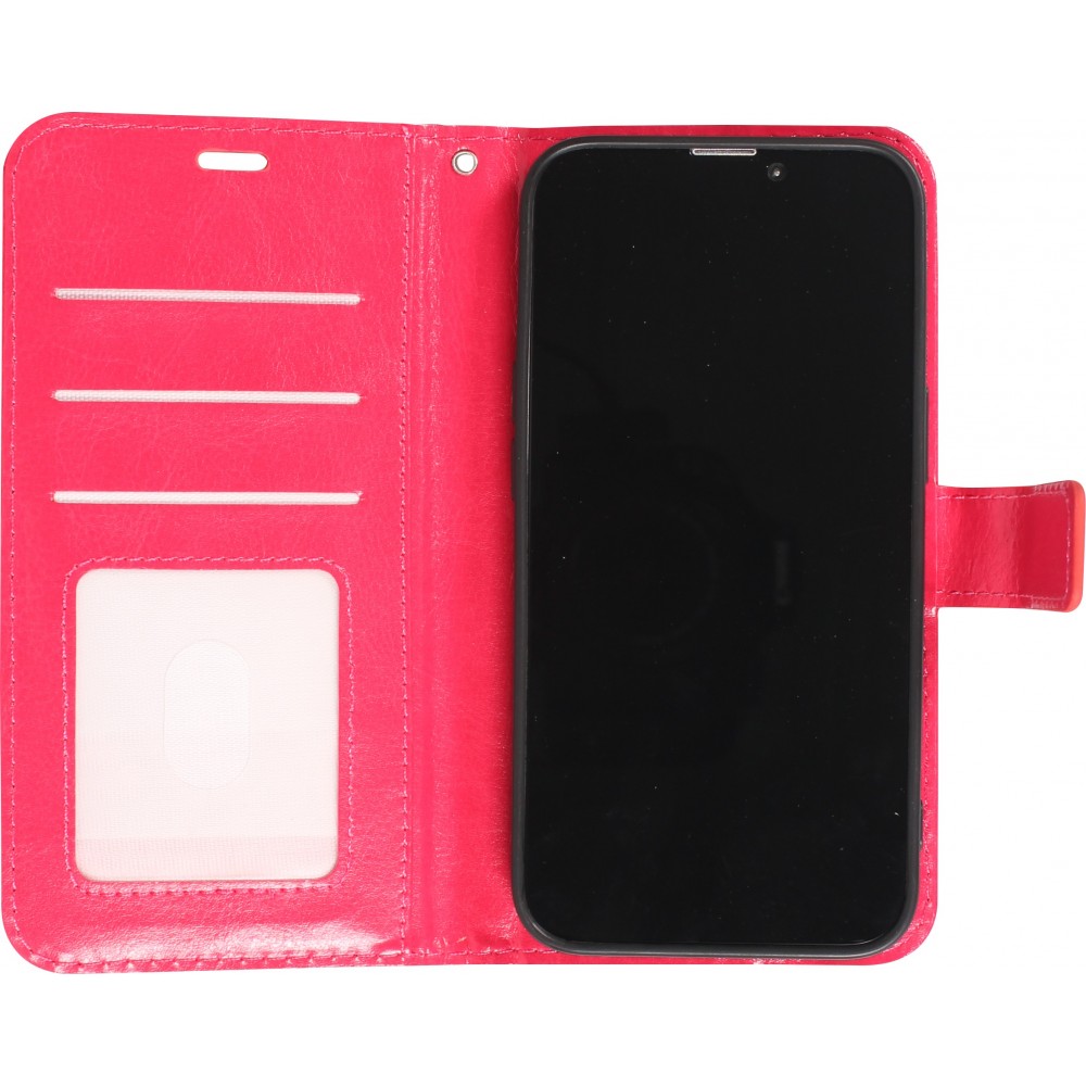 Fourre iPhone 13 - Premium Flip - Rose foncé