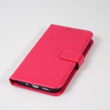 iPhone 13 Case Hülle - Premium Flip - Dunkelrosa