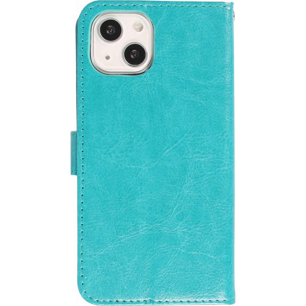 Fourre iPhone 13 - Premium Flip - Turquoise