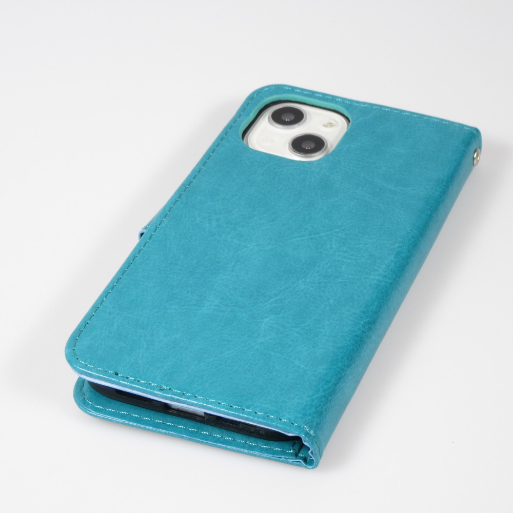 Fourre iPhone 13 - Premium Flip - Turquoise