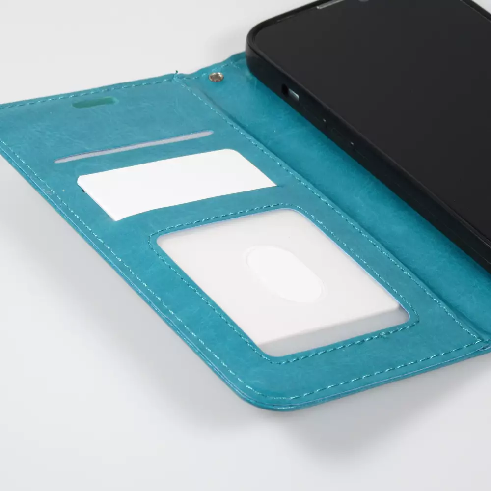 Fourre iPhone 13 - Premium Flip - Turquoise