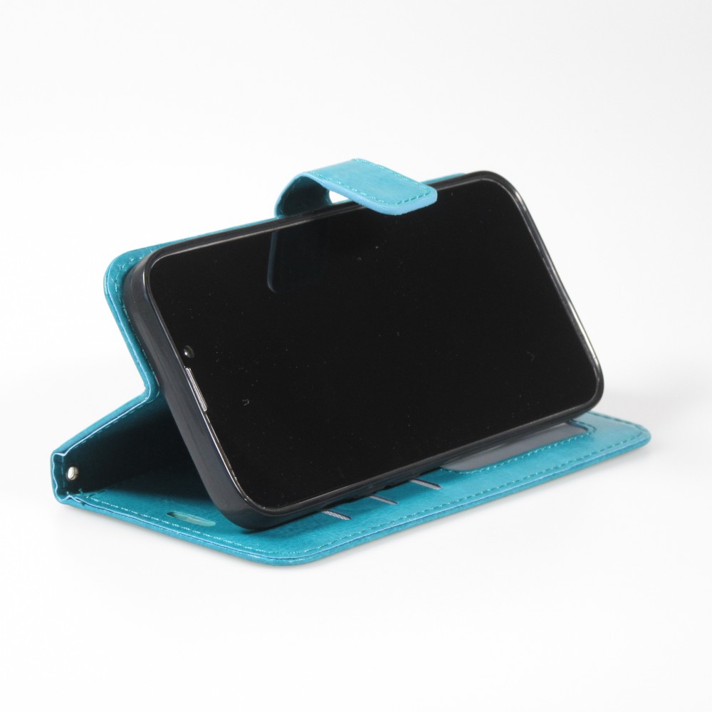 Fourre iPhone 13 - Premium Flip - Turquoise