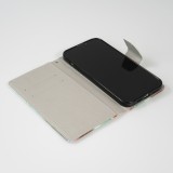 Fourre iPhone 13 - Premium Wallet flip fermeture magnétique et porte-carte - Cheshire Cat