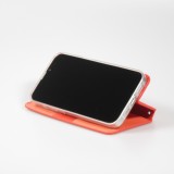 Fourre iPhone 13 Pro Max - Flip Wallet fashion mandala design artistique - Rouge