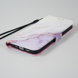 Fourre iPhone 13 Pro - Flip Wallet Liquid Color avec fermeture à aimant - Calm Cloud