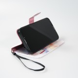 Fourre iPhone 13 Pro - Flip Wallet Liquid Color avec fermeture à aimant - Calm Cloud