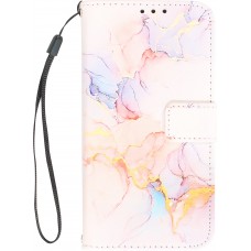 Fourre iPhone 13 Pro - Flip Wallet Liquid Color avec fermeture à aimant - Sunrise