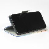 Fourre iPhone 13 Pro Max - Premium Wallet flip fermeture magnétique et porte-carte - Beach Starfisch