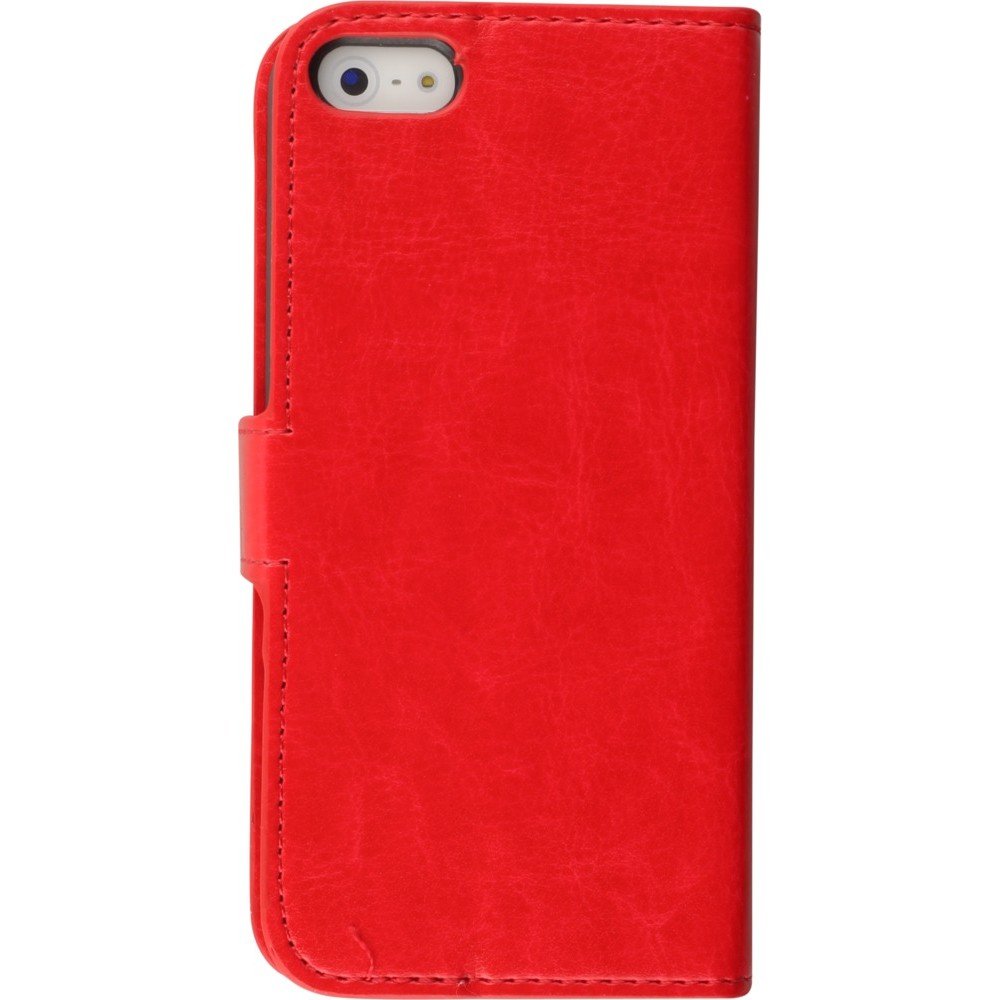 Fourre iPhone 5/5s / SE (2016) - Premium Flip - Rouge