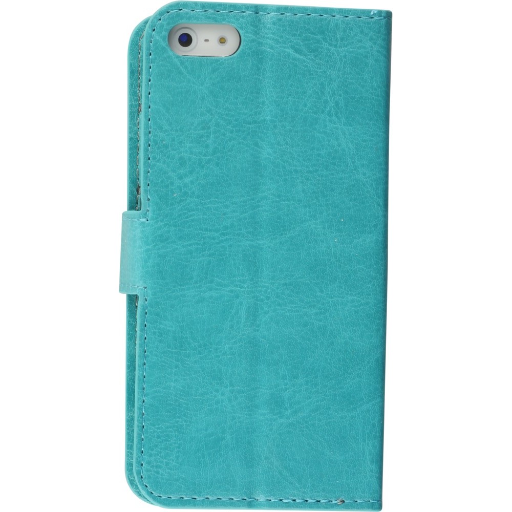 Fourre iPhone 5/5s / SE (2016) - Premium Flip - Turquoise