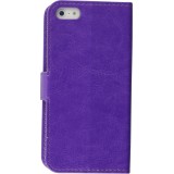 Hülle iPhone 5/5s / SE (2016) - Premium Flip - Violett