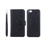 Fourre iPhone 6/6s - Flip 2 en 1 - Noir