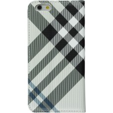Fourre iPhone 7 Plus / 8 Plus - Flip Lines - Blanc