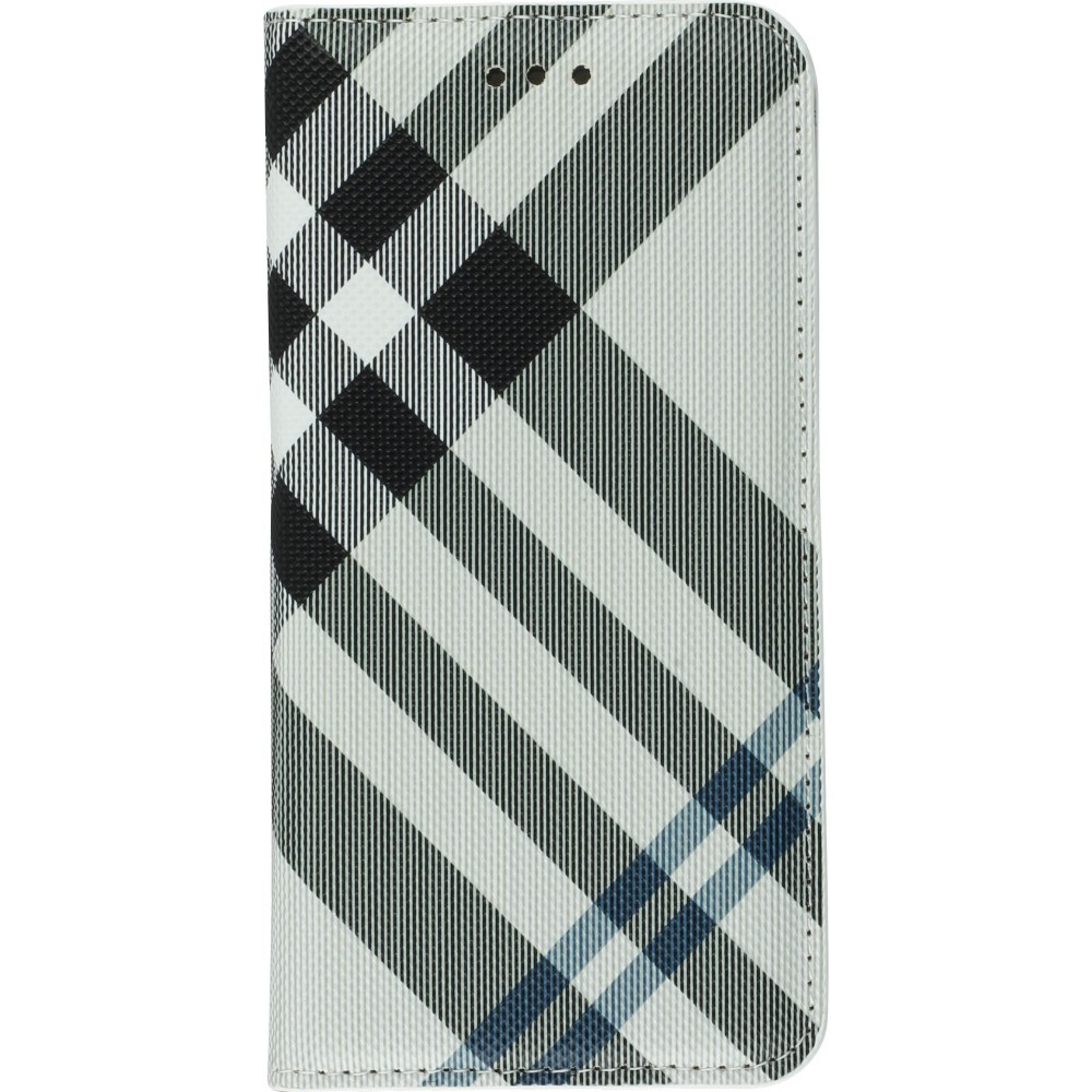 Fourre iPhone 7 / 8 / SE (2020, 2022) - Flip Lines - Blanc
