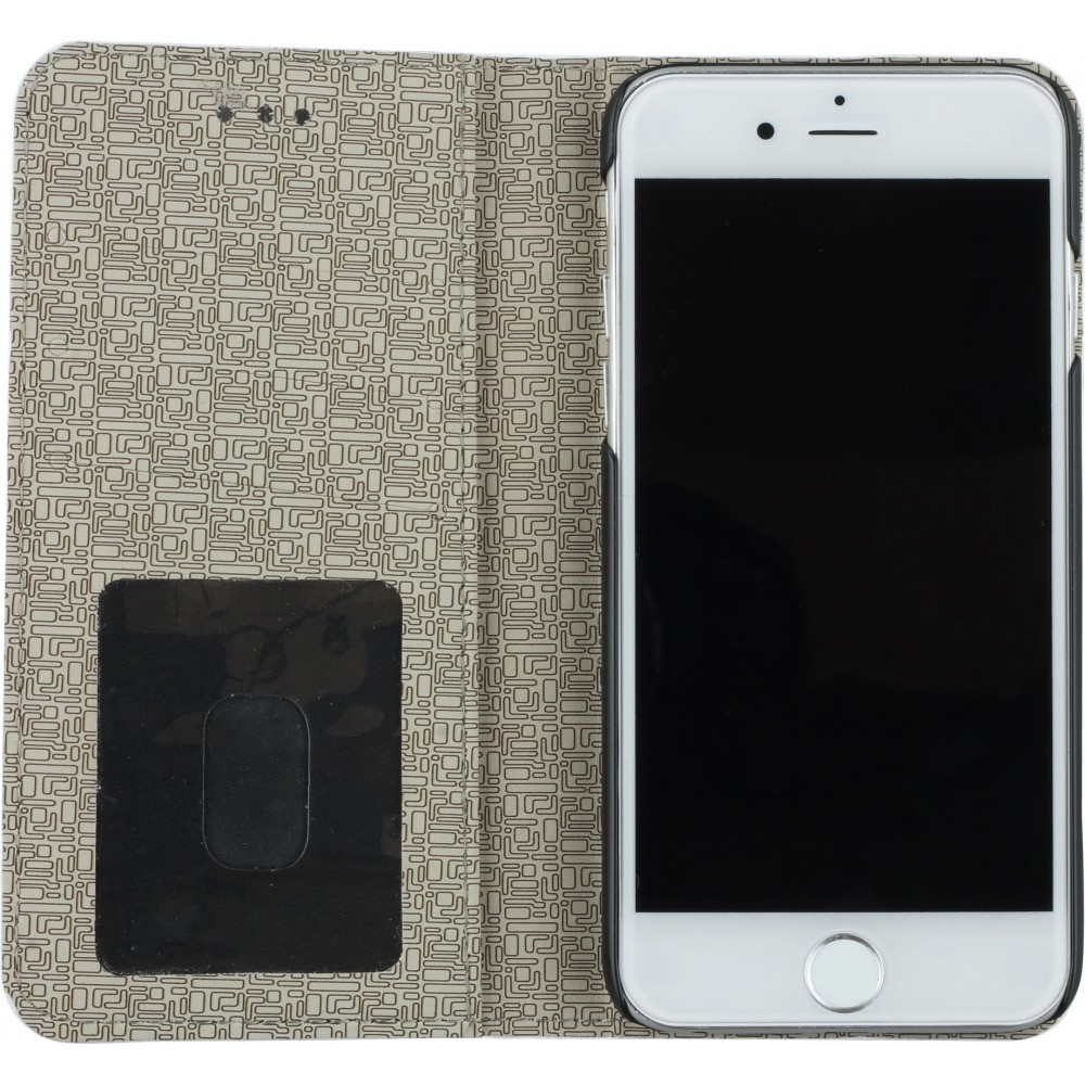 Fourre iPhone 7 / 8 / SE (2020, 2022) - Flip Lines - Blanc