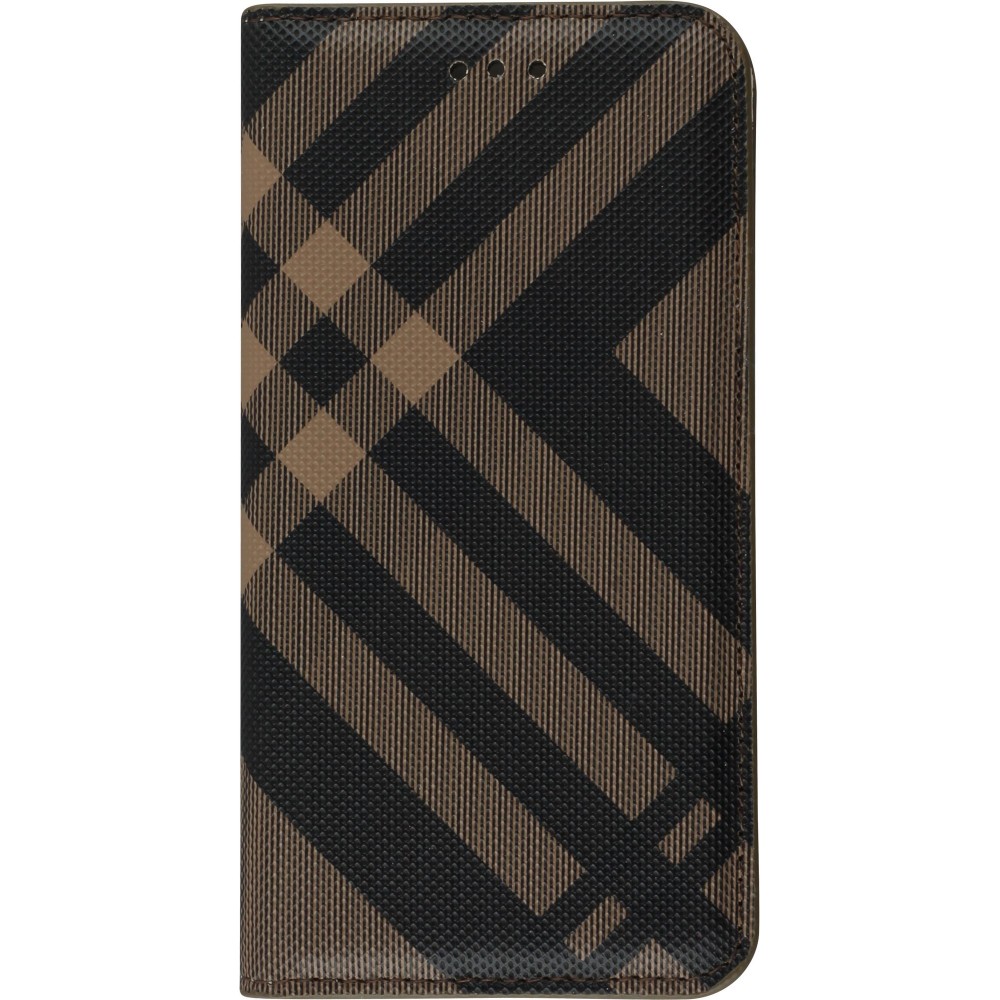 Fourre iPhone 6/6s - Flip Lines - Brun