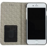 Fourre iPhone 6/6s - Flip Lines - Brun