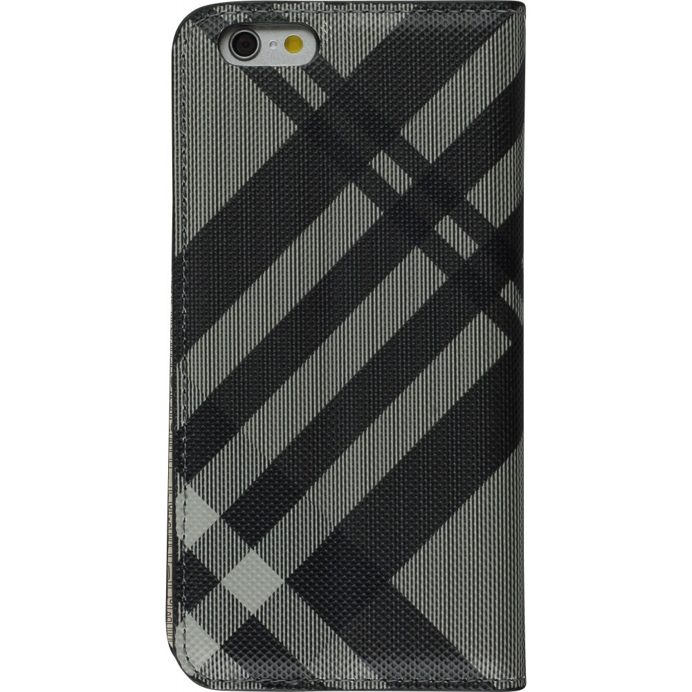 Fourre iPhone 6/6s - Flip Lines - Gris