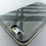 Fourre Samsung Galaxy S8 - Flip Lines - Gris