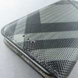 Hülle Samsung Galaxy S8 - Flip Lines - Grau