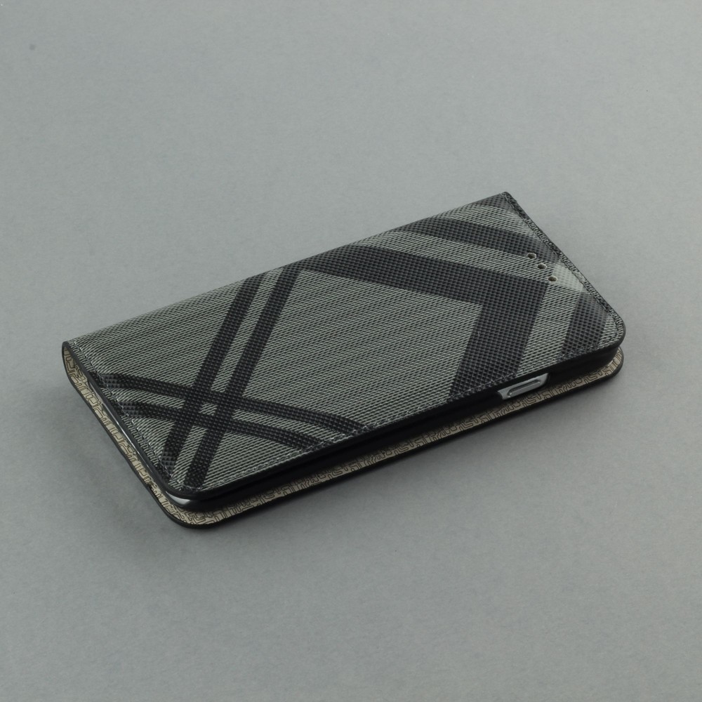 Fourre iPhone 6/6s - Flip Lines - Gris