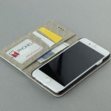 Hülle iPhone 6/6s - Flip Lines - Grau