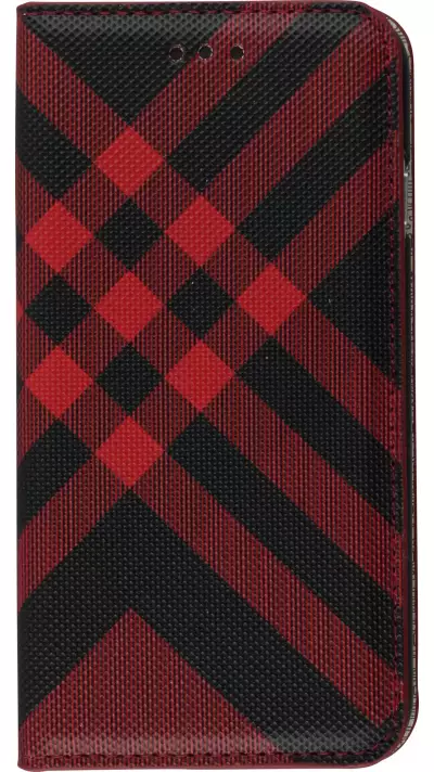 Fourre iPhone 6/6s - Flip Lines - Rouge