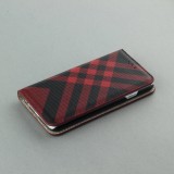 Fourre iPhone Xs Max - Flip Lines - Rouge