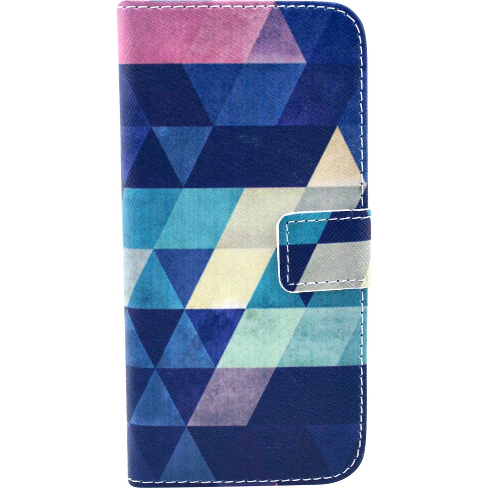 Fourre iPhone 6 Plus / 6s Plus - Flip Abstract Blue