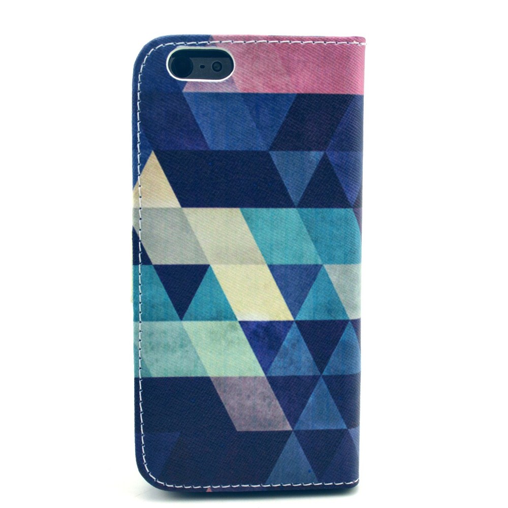 Fourre iPhone 6 Plus / 6s Plus - Flip Abstract Blue