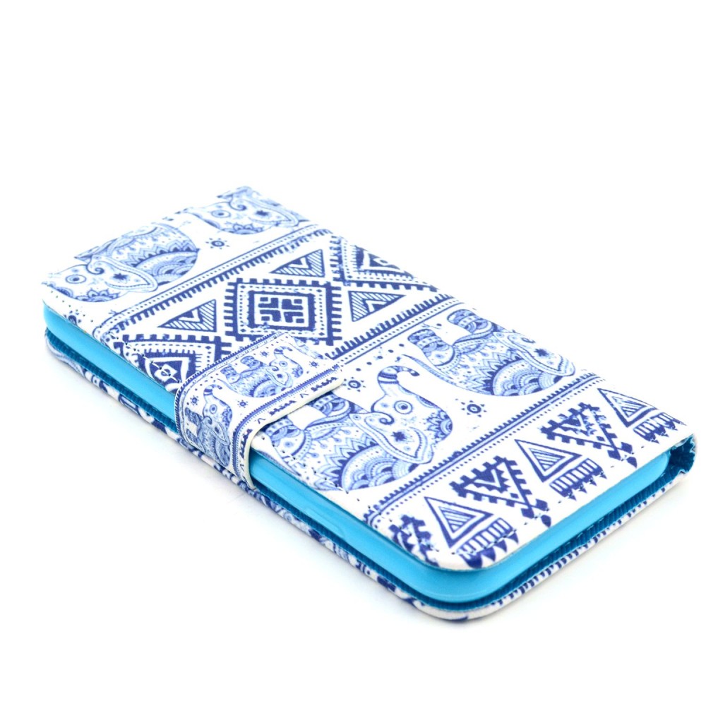 Fourre iPhone 6/6s - Flip Elephant Aztec