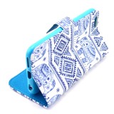 Fourre iPhone 6/6s - Flip Elephant Aztec