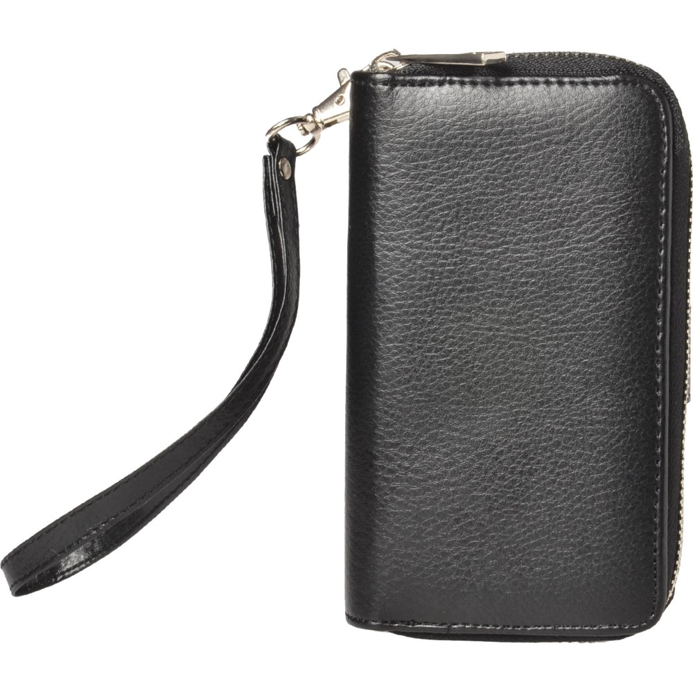 Hülle Samsung Galaxy S7 edge - Flip Zipper - Schwarz