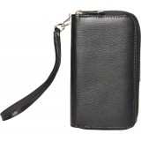 Hülle Samsung Galaxy S6 - Flip Zipper - Schwarz