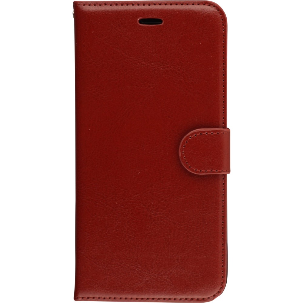 Hülle iPhone 6 Plus / 6s Plus - Premium Flip - Braun