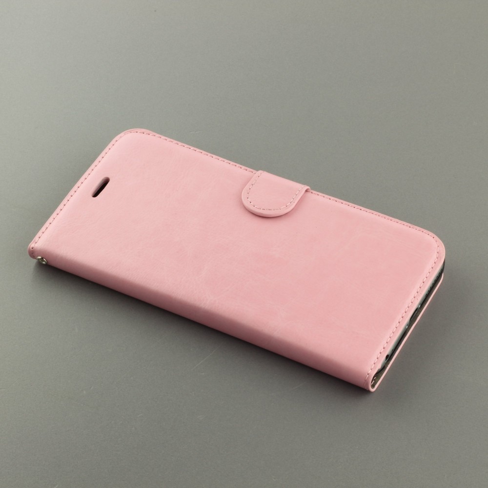 Fourre iPhone X / Xs - Premium Flip - Rose clair
