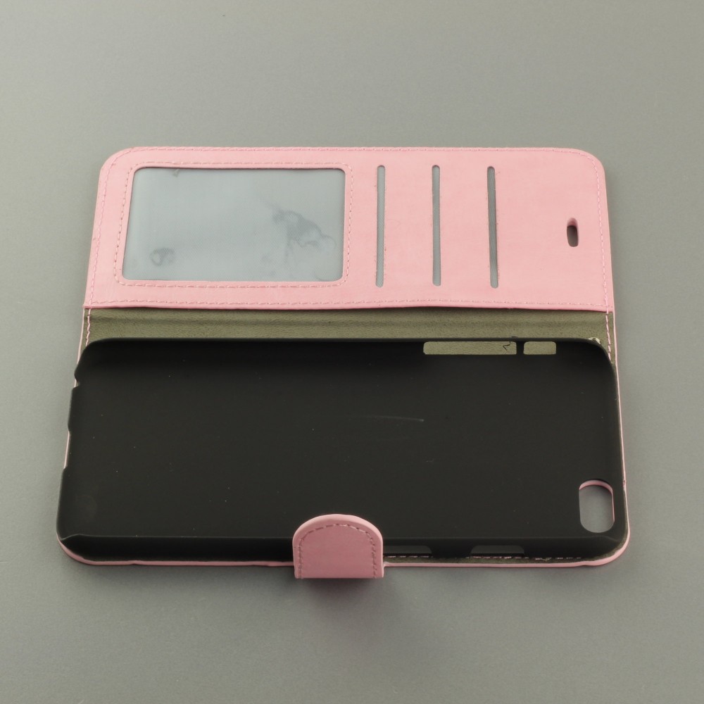 Fourre iPhone X / Xs - Premium Flip - Rose clair