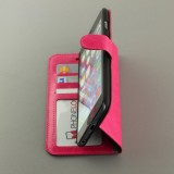 Hülle iPhone 6/6s - Premium Flip - Dunkelrosa