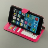 Hülle iPhone X / Xs - Premium Flip - Dunkelrosa