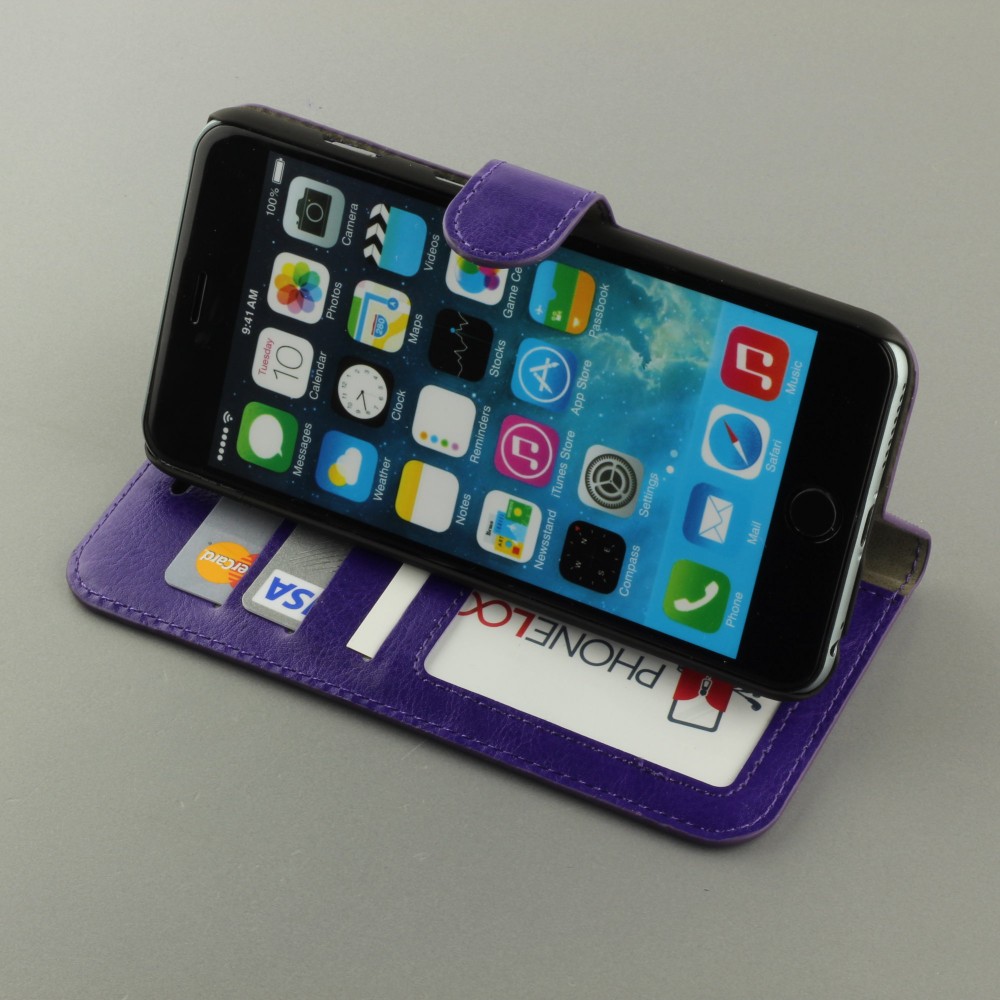 Fourre iPhone 6/6s - Premium Flip - Violet