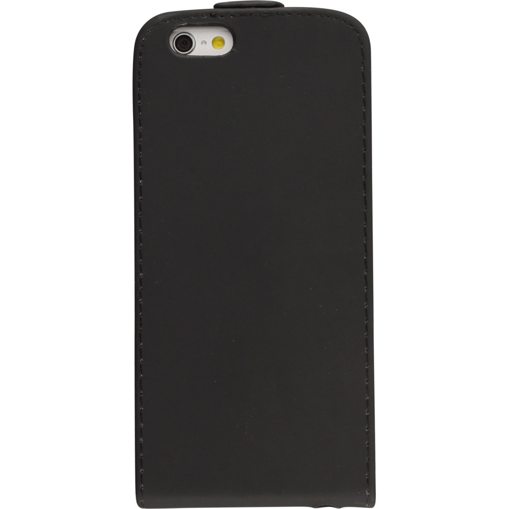 Fourre iPhone X / Xs - Vertical Flip - Noir